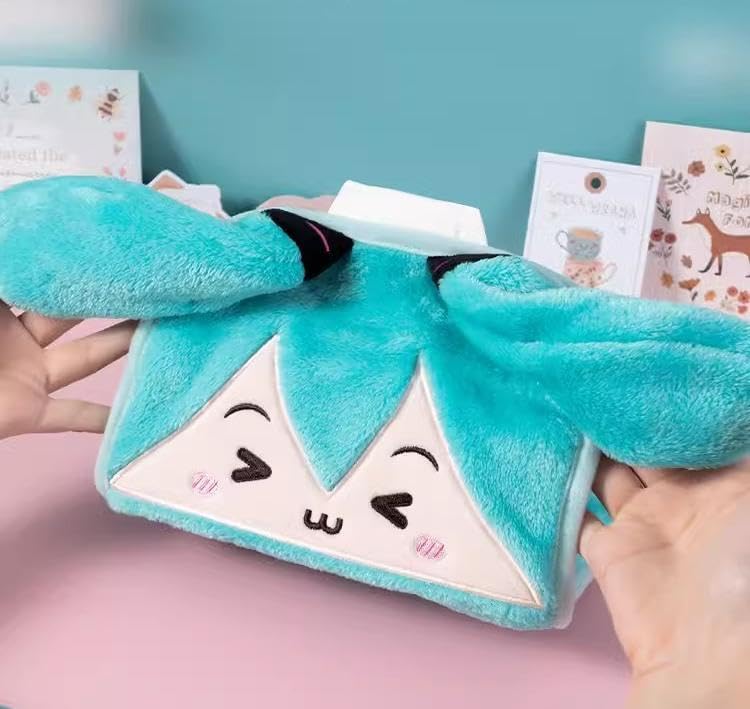 初音ミク　ティッシュ　ティッシュケース　kaito 初音ミク ティッシュ ティッシュケース kaito KAITO プレミアム